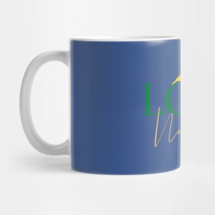 Love Norfolk in Green and Yellow Mug